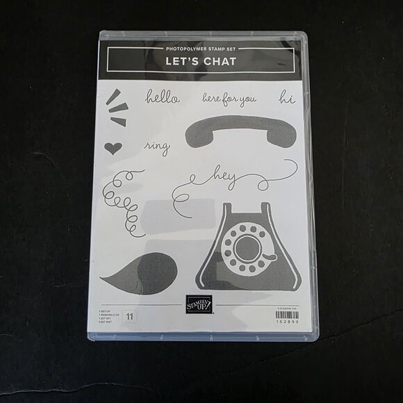 Stampin Up!  Let's Chat Stamps - Picture 1 of 2